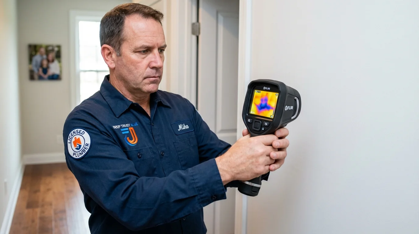 Thermal imaging leak detection by Johns Plumbing LLC in Chula Vista